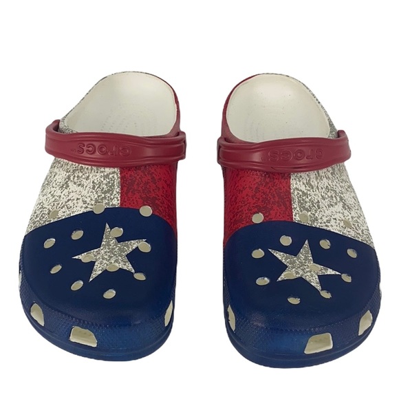 Crocs Adults Classic Mens Texas Flag 
